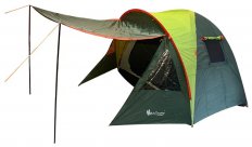 MimirOutDoor Четырехместная кемпинговая двухслойная палатка 1004-4 MirCamping, палатки туристические с навесом и тамбуром