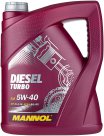 Mannol Моторное масло Mannol Diesel Turbo 5W-40, 5 л