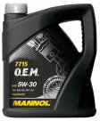 Mannol Моторное масло Mannol Longlife 504/507 for VW Audi Skoda 5W-30, 5 л
